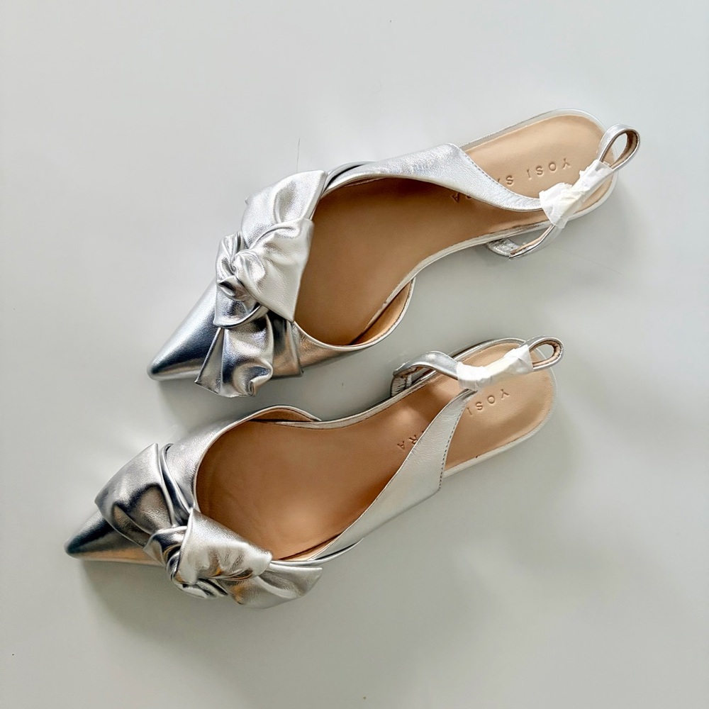 Yosi Samra Violet Slingback